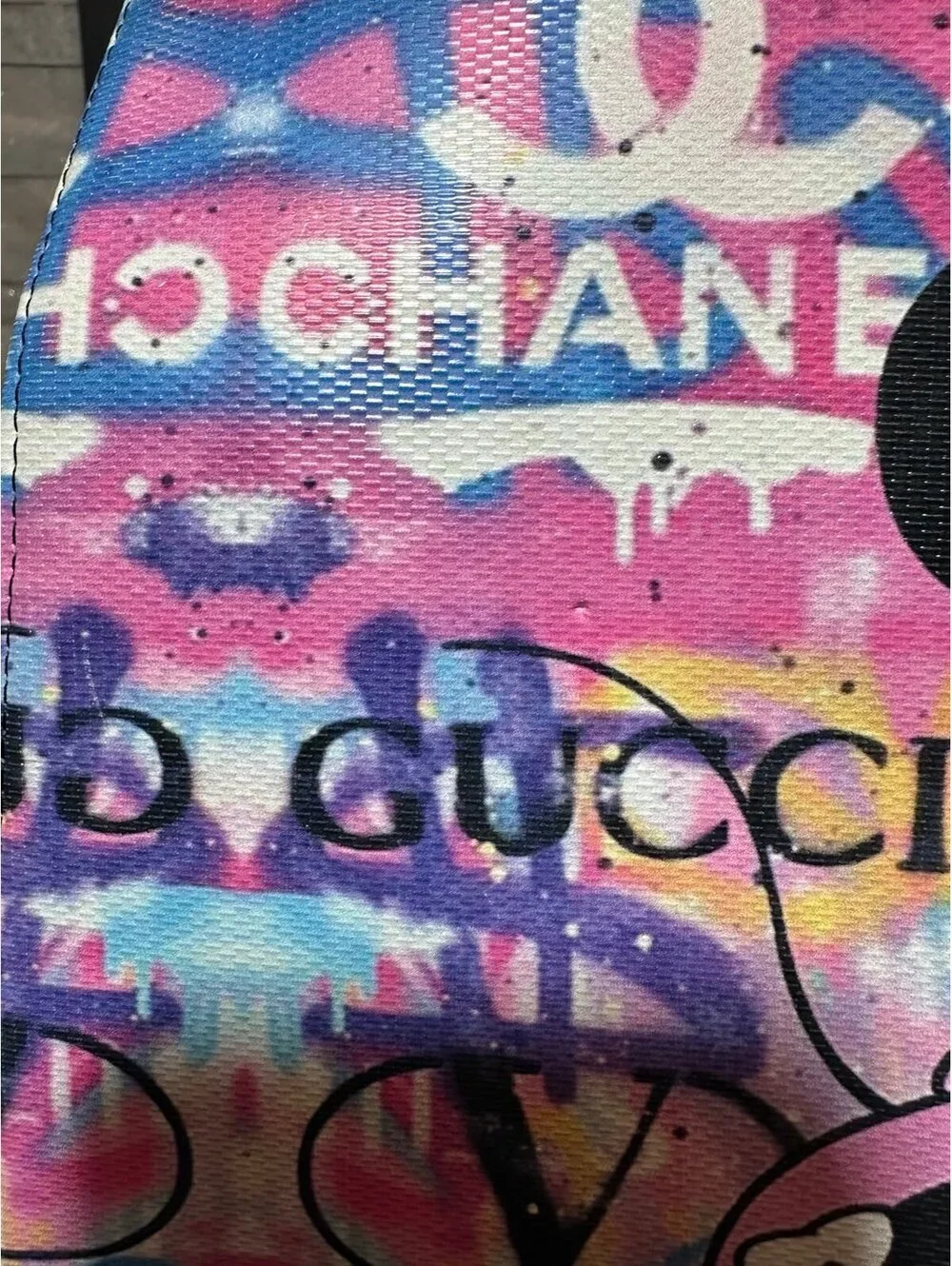 Minnie Mouse Graffiti Print Designer like Backpack/Bag